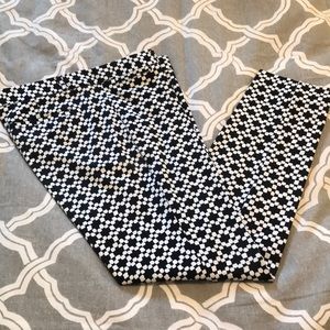 Banana Republic Sloan Patterned Ankle pants